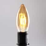 Bombilla LED E14 4W 380Lm 2000&ordm;K Filamento 40.000H [WR-C35-4W-R - Imagen 3