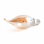 Bombilla LED E14 4W 380Lm 2000&ordm;K Filamento 40.000H [WR-C35T-4W-R] - Imagen 4
