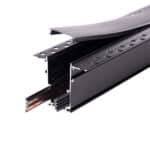 Carril Magn&eacute;tico Empotrado 20mm Negro 1M - Imagen 5