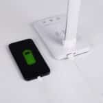 Lámpara de Mesa LED con Cargador Teléfono Inalámbrico 6W 420Lm CCT Regulable