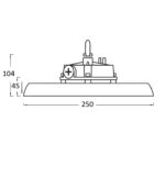 Campana Industrial LED 120W-100W-80W | 3CCT | Driver Philips Xitanium | Dimable 1-10V - Imagen 8