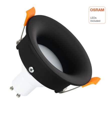 Empotrable LED 6W Circular Negro