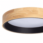 Plaf&oacute;n LED Decorativo 30W CCT 3000-6000&ordm;K (Tonalidad Luz Regulable) Control Remoto Acabado Negro - Imagen 3
