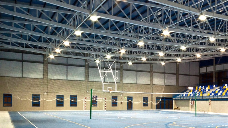 iluminacion polideportivo