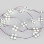 Módulo LED cuadrado para rótulos - 2W - 12V - IP65 - 160º 20 unidades