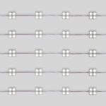 Módulo LED cuadrado para rótulos - 2W - 12V - IP65 - 160º 20 unidades