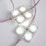 Módulo LED cuadrado para rótulos - 2W - 12V - IP65 - 160º 20 unidades