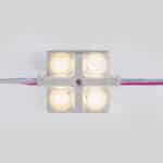 Módulo LED cuadrado para rótulos - 2W - 12V - IP65 - 160º 20 unidades