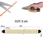 Tira LED COB 24V | 480 LED/M | 5M | Especial Para Carnicerías | 1200Lm/M |10W/M | CRI+92 | IP20 | Corte cada 5cm