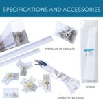 Regleta Led Hexagonal Rombo 680W - Imagen 4