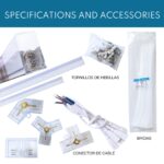 Regleta Led Hexagonal Panel Abeja 600W - Imagen 4