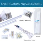 Regleta Led Hexagonal Rombo 510W - Imagen 4