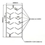 Regleta Led Hexagonal Doble Angulo 380W - Imagen 3