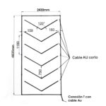 Regleta Led Hexagonal Angulo 384W - Imagen 3