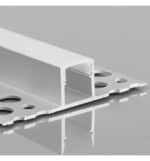 Perfil Aluminio Arquitect&oacute;nico Enrasado en Yeso / Pladur | Para Tiras LED | 2 metros