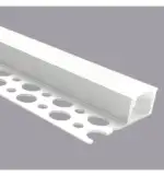 Perfil Aluminio Arquitect&oacute;nico Enrasado en Yeso / Pladur| Una Aleta | Para Tiras LED | 2 metros - Imagen 5