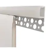 Perfil Aluminio Arquitect&oacute;nico Enrasado en Yeso / Pladur| Una Aleta | Para Tiras LED | 2 metros - Imagen 10