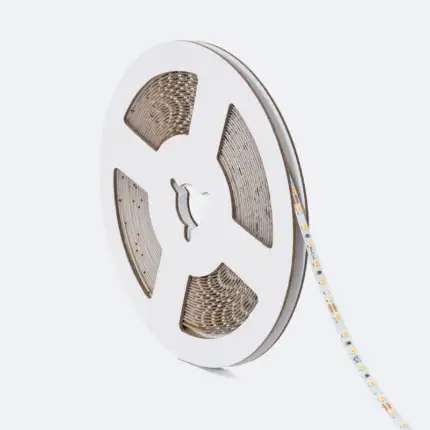 Tira LED 24V SMD 168LED/m 5m 5W/m 400lm/m Ancho 3mm SLIM Corte 5cm IP20