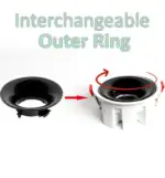 Empotrable LED 6W - 9W - 12W  Bridgelux Chip - UGR11 - 3CCT - CRI +92 - Imagen 9