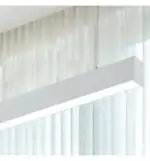 Lámpara lineal LED colgante y superficie 50W | POLARIS BLANCO | Interconexión lineal | 3CCT | 150cm - Imagen 3