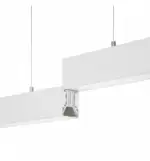 Lámpara lineal LED colgante y superficie 50W | POLARIS BLANCO | Interconexión lineal | 3CCT | 150cm - Imagen 5