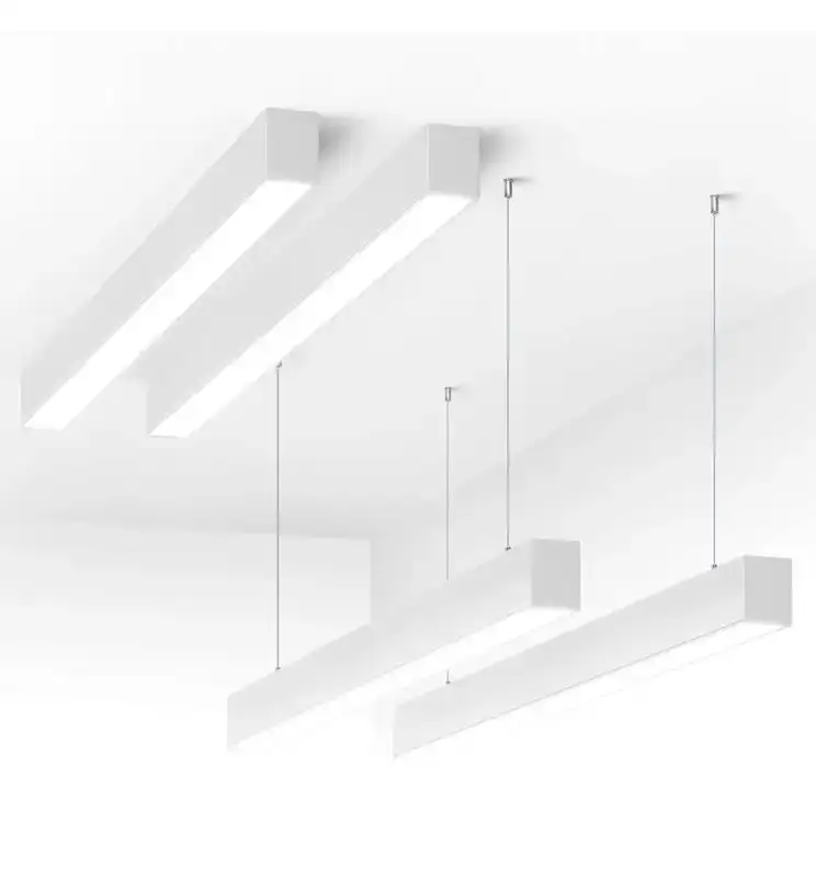 Lámpara lineal LED colgante y superficie