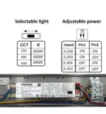 Pantalla Estanca LED 20W COREPLUS EVO 60CM | Driver Philips Xitanium | 3CCT | IP66 - Imagen 8