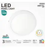 Plaf&oacute;n LED Superficie Circular 15W | 4CCT | UGR19 |SMD2835 140Lm/W | CRI92 - Imagen 5