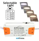 Plaf&oacute;n LED Superficie Circular 15W | 4CCT | UGR19 |SMD2835 140Lm/W | CRI92 - Imagen 7