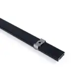 Perf&iacute;l Aluminio Negro para Tira LED - Difusor Opal - Imagen 4