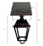 Farola LED Villa Solar 200W 3CCT | Sensor Crepuscular + Radar | 1700Lm - Imagen 10