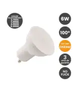 Dicroica LED 6W Color seleccionable 100&deg; GU10 - OSRAM CHIP - Imagen 3