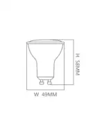 Dicroica LED 6W Color seleccionable 100&deg; GU10 - OSRAM CHIP - Imagen 5