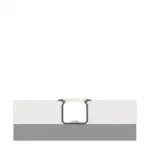 Perf&iacute;l Aluminio KIMERA-"SKAGEN" Anodizado Plata con Difusor Opal , Tapones y Clips Sujecci&oacute;n 2,02M - Imagen 6