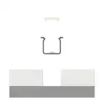 Perf&iacute;l Aluminio KIMERA-"SKAGEN" Anodizado Negro con Difusor Opal , Tapones y Clips Sujecci&oacute;n 2,02M - Imagen 6