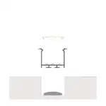 Perf&iacute;l Aluminio KIMERA-"HEDE" Anodizado Plata con Difusor Opal , Tapones y Clips Sujecci&oacute;n 2,02M - Imagen 4