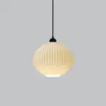 Lámpara Colgante "Idali" Color Blanco/Florón Negro/Cable Negro - Imagen 4