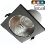 Foco Downlight LED Cuadrado 60W GXtronic | 3CCT | CRI+92 | IP65 | Corte &Oslash;205mm - Imagen 8