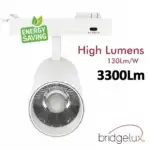 Foco LED 30W BRAGA Blanco Carril Monof&aacute;sico - CCT - CRI+90 - 40&ordm; - Imagen 4