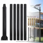 Poste farola acero galvanizado modular 5M-6M - Imagen 3