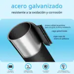 Poste farola acero galvanizado modular 5M-6M - Imagen 7