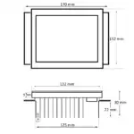 M&oacute;dulo &Oacute;ptico LED 60W | SMD3030 Bridgelux 180Lm/W | Driver Moso Regulable 1-10V y Programable | 140&ordm;x140&ordm; - Imagen 4
