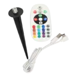 Esfera LED RGB Solar, IP67, Recargable, con control remoto - Imagen 4