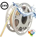 Tira LED COB 24V | 480 LED/m | 30m | 130Lm/W |12W/M | IP65 - Imagen 6