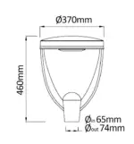 Farola LED 60W New Conic 180Lm/W | Driver Moso Regulable 1-10V y Programable - Imagen 10