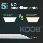 Panel LED Back 40W RGB + CCT, RF, 60x60cm - Imagen 8
