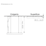 Lámpara LED Circular Colgante SOLARIS | 120CM 56W | ON/OFF | DALI - Imagen 4