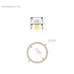 Lámpara LED Circular Colgante SOLARIS | 120CM 56W | ON/OFF | DALI - Imagen 3