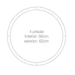 Lámpara LED Circular Colgante SOLARIS | 60CM 28W | ON/OFF | DALI - Imagen 5