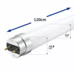 PACK10 Tubo LED T8 18W 120CM | GXtronic Cristal 300&ordm; - Imagen 5